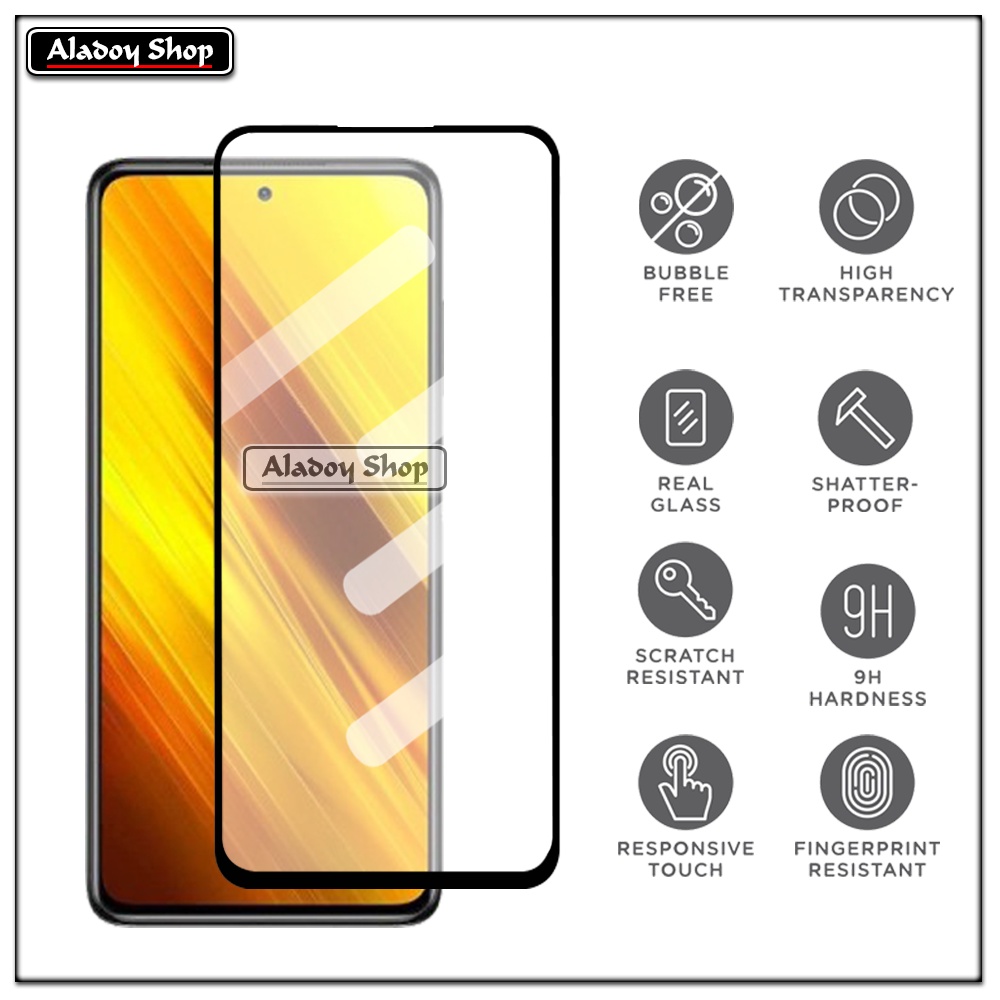 PAKET 3 IN 1 Tempered Glass Layar Xiaomi Poco X3 Nfc Free Tempered Glass Camera dan Skin Carbon