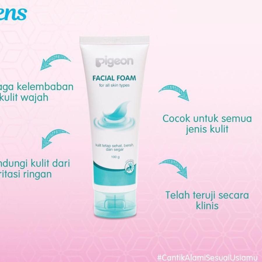 ★ BB ★  PIGEON Facial Foam / Sabun Muka / Pembersih Wajah 100ml - 40ml