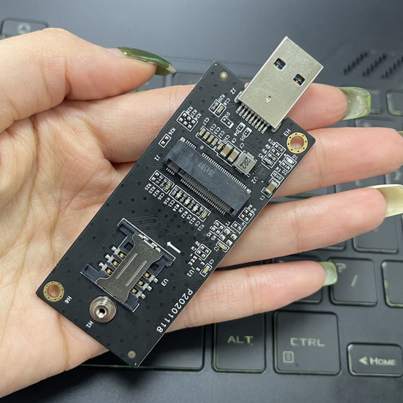 Btsg NGFF Untuk M.2 Untuk Kunci B Ke USB 3.0 Adapter Converter Papan Kartu Desktop PC Add on