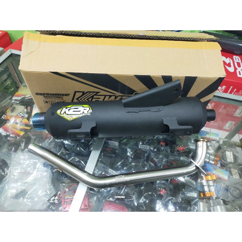 KNALPOT TSUKIGI KAWAHARA YAMAHA AEROX 155 LEXI 125 / KNALPOT STANDAR RACING KAWAHARA YAMAHA AEROX