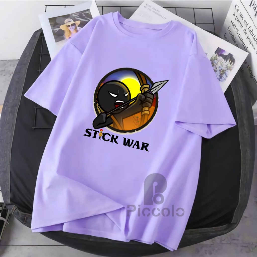 BAJU ANAK KAOS ANAK STICK WAR BAHAN PREMIUM