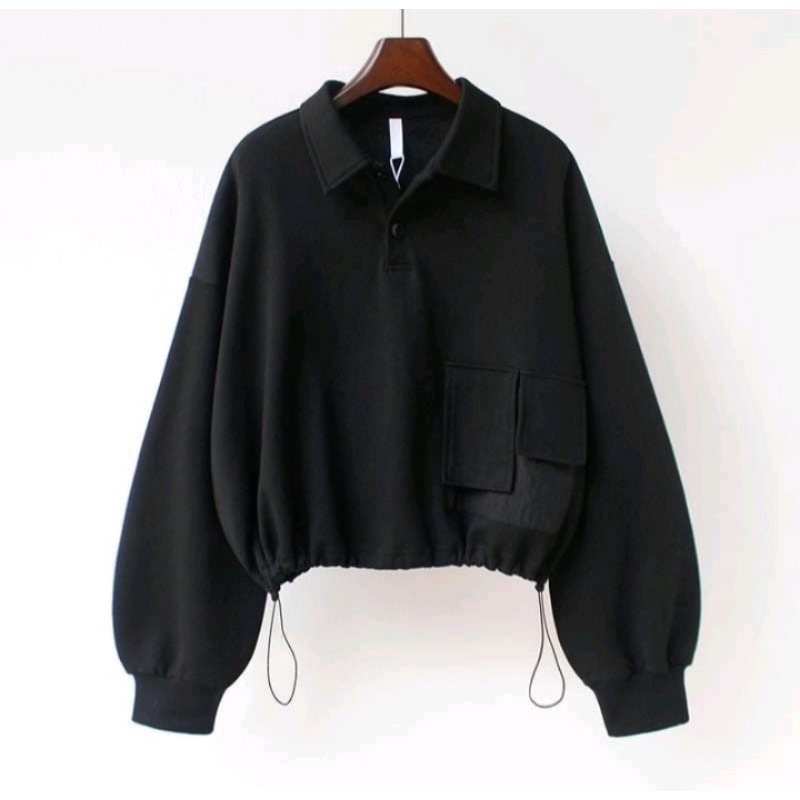 SWEATER HOODIE WANITA ALLSIZE JAKET POLO