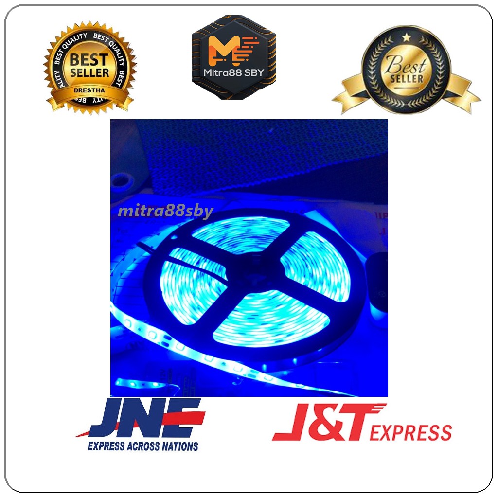 Mitra88sby lampu led strip 2835 IP33 indoor 1 rol 5 meter