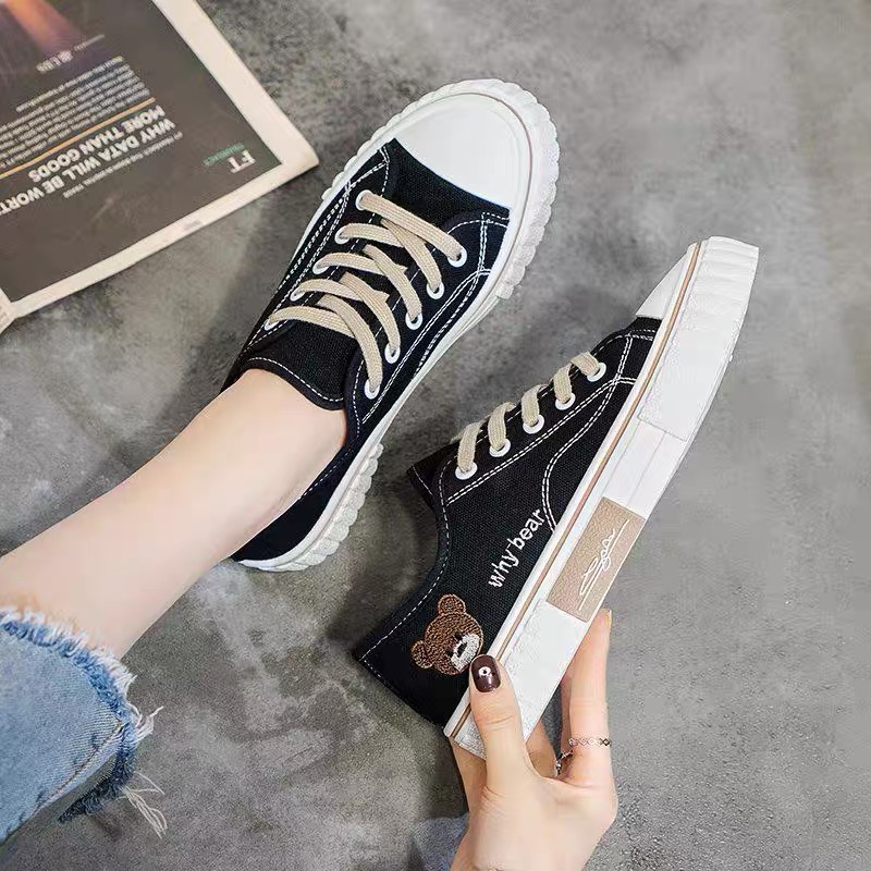 Sepatu Sneakers Kanvas Wanita Casual ala Korea import Sport Shoes Premium