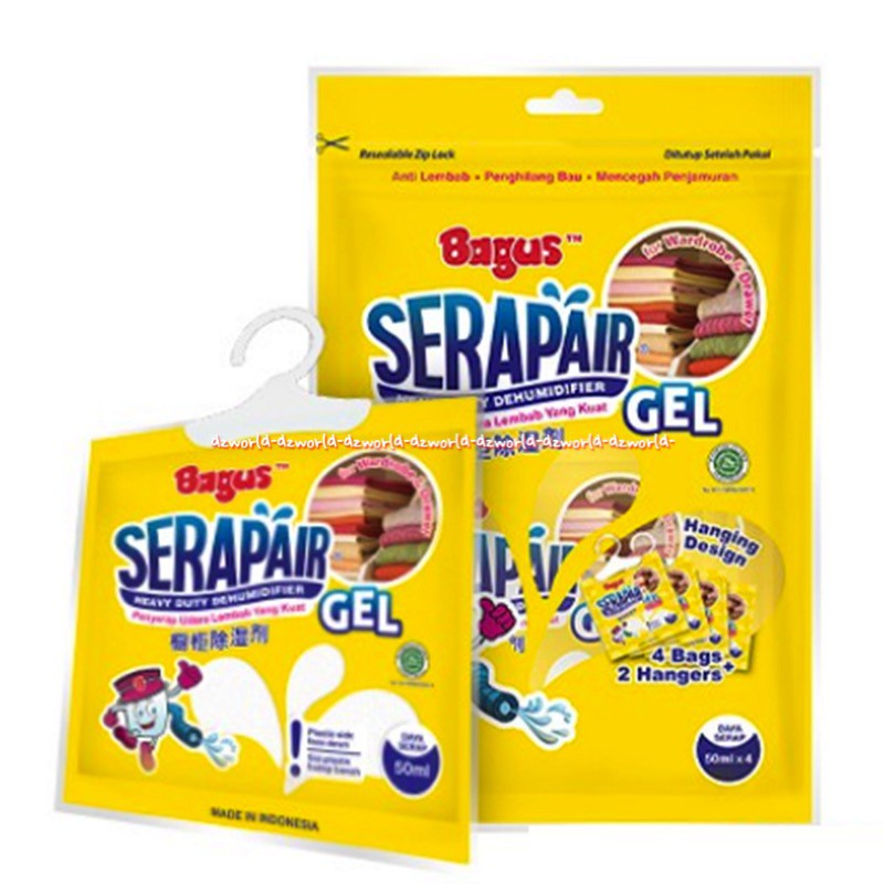 Bagus Serapair 4pcs Gel Penyerap Udara Lembab Jamur  Yang Kuat Serap Air