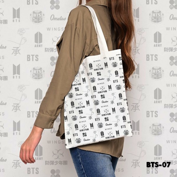 TOTE BAG BLACU MOTIF - BTS .01