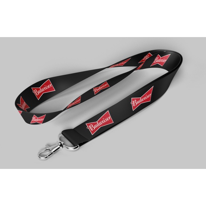 

Lanyard BUDWEISER ID Card Holder 2 Sisi Gantungan Tali