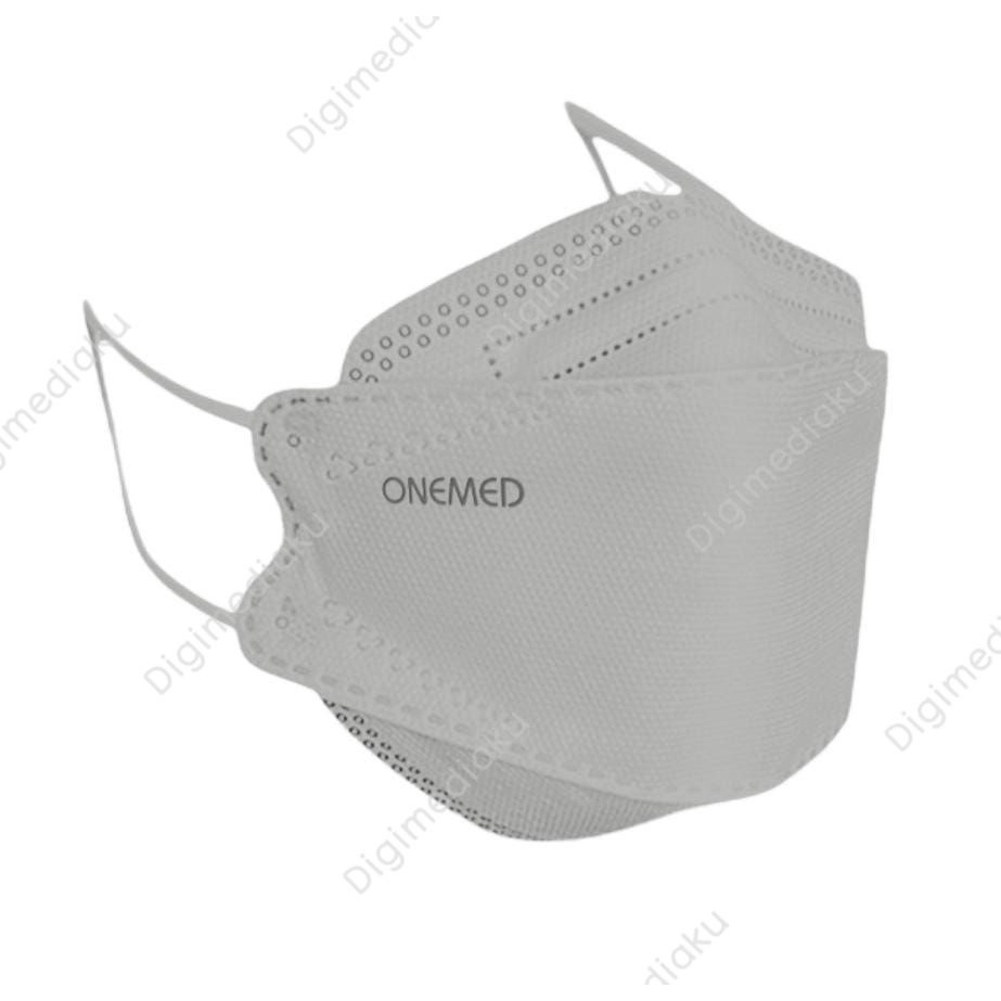 Masker UFO Abu UFO Grey Onemed KF94 Model Pokana Grey Masker Medis