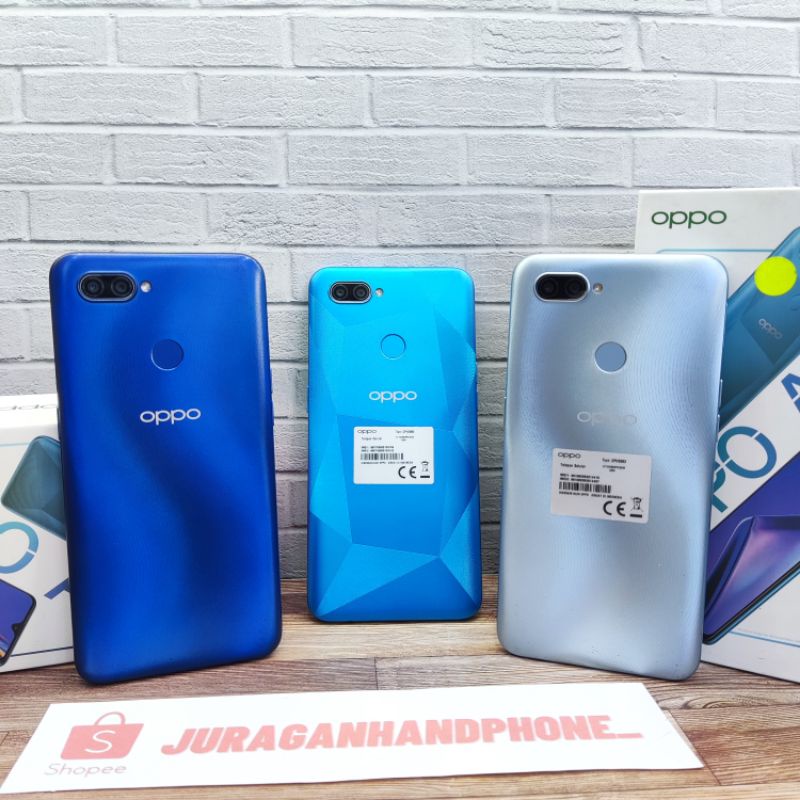 Oppo A12 4/64GB HP Second Seken Bekas Fullset Batangan