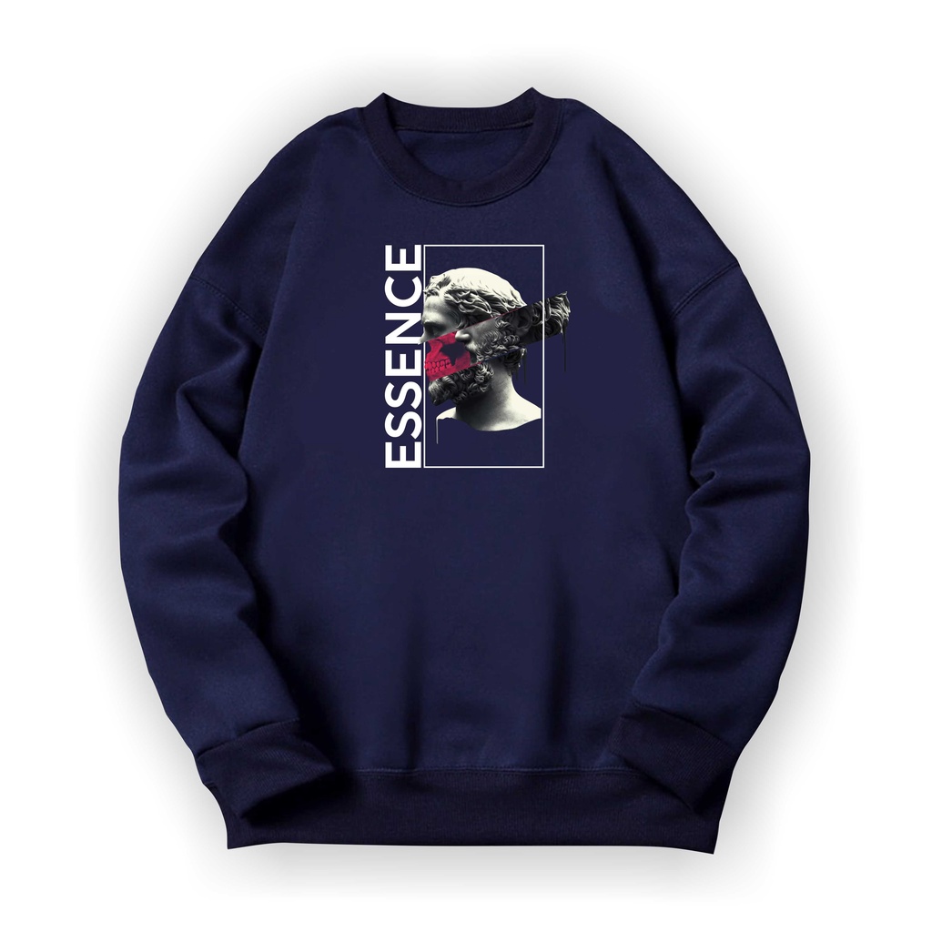 ESSENCE Basic Sweater II ESSENCE Sweater Crewneck II SIZE M - XL ( Pria &amp; Wanita )