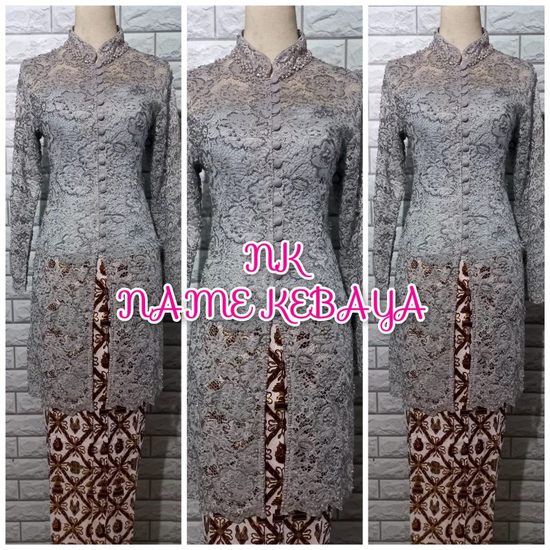 set kebaya pesta kebaya wisuda modern kabaya brukat ibu hajat