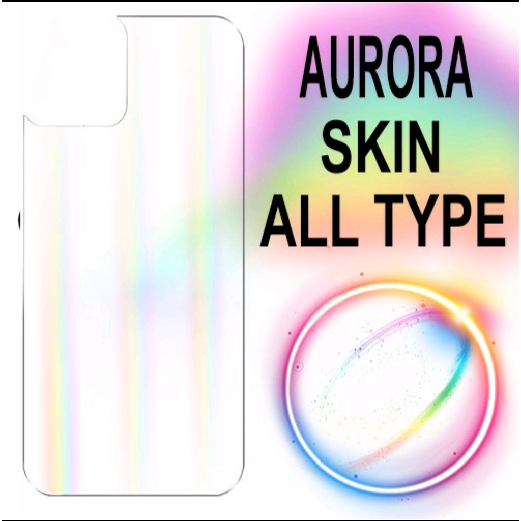 SKIN AURORA INFINIX HOT 10, HOT 10 PLAY, HOT 10S - ANTI GORES BELAKANG AURORA INFINIT - BC