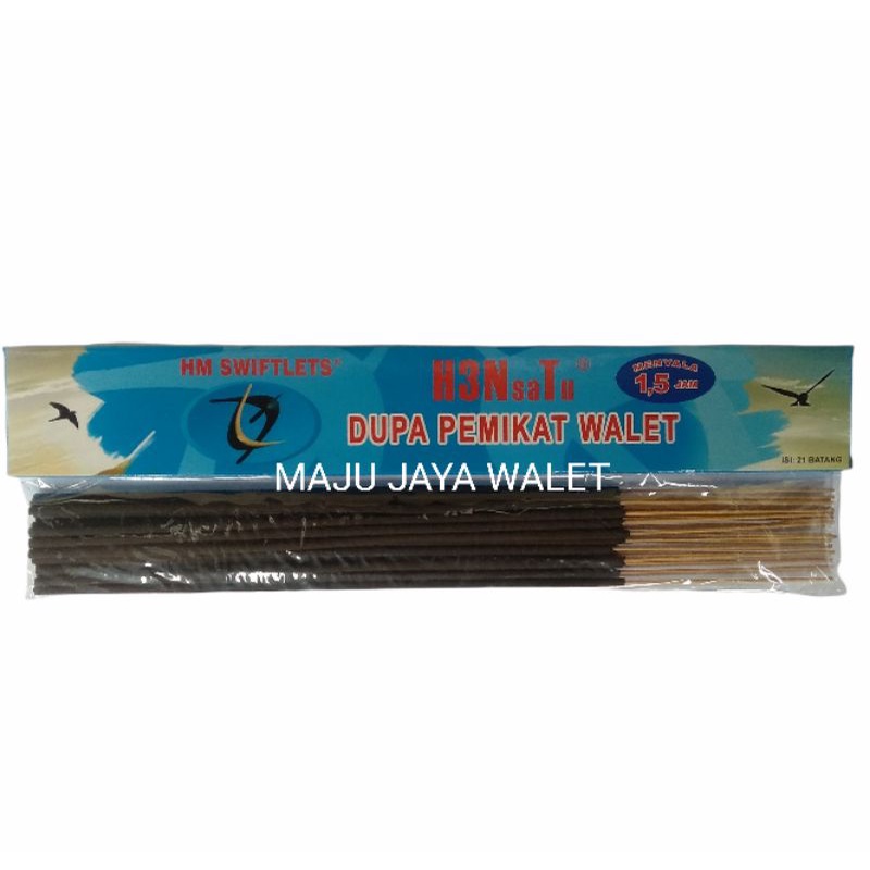 Dupa Walet H3Nsatu H3N1 HM Swiflet Parfum Dupa Pemikat Burung Walet Isi 21 batang