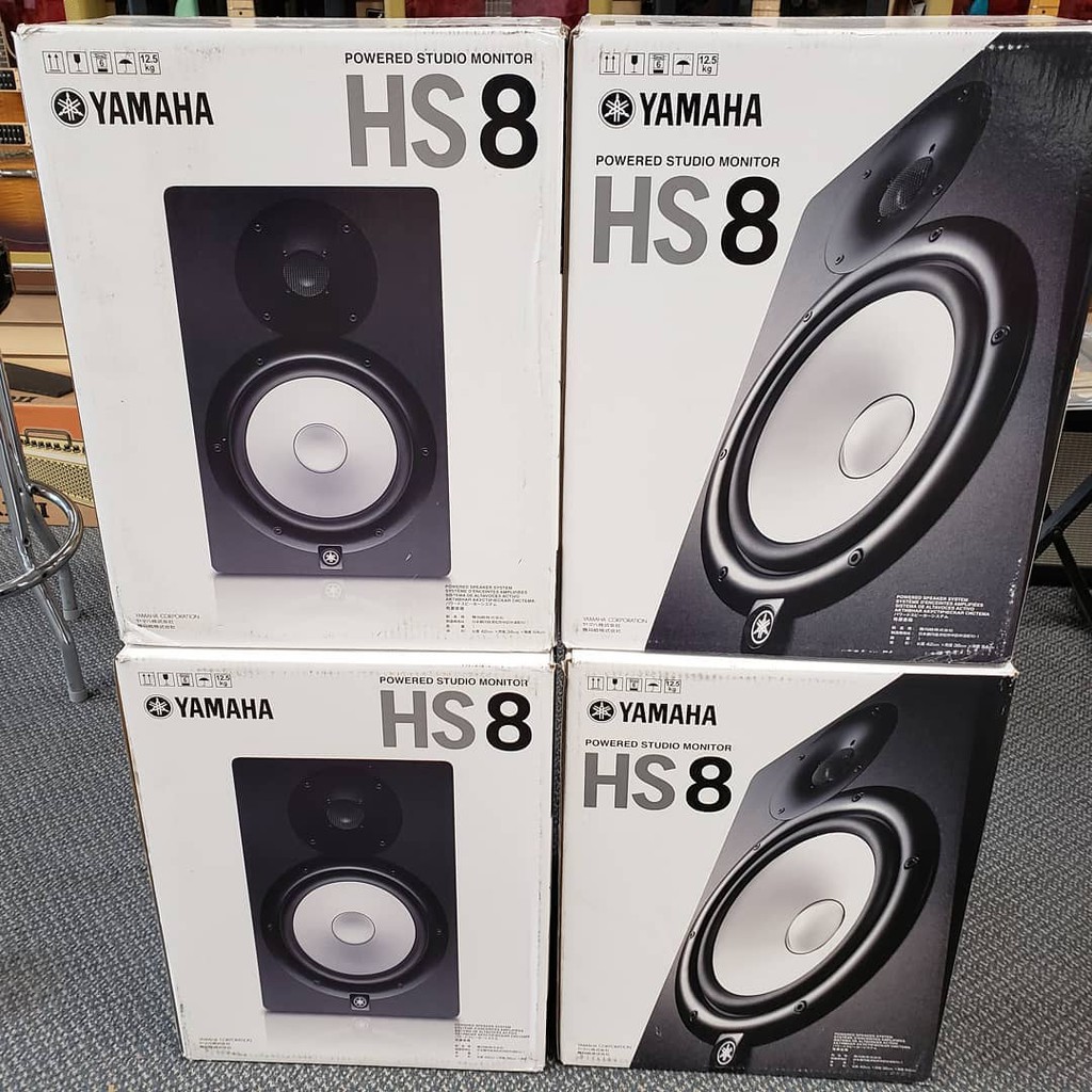 YAMAHA HS8 Flat Monitor Speaker for Studio Recording HS 8 HS7 HS 7 READY
