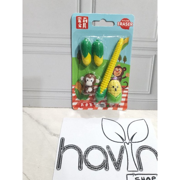 penghapus hewan/stip animal/hapusan lucu-Y