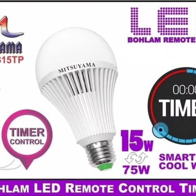 Bohlam LED Remote Control 15 Watt MITSUYAMA MS-Y1315TP