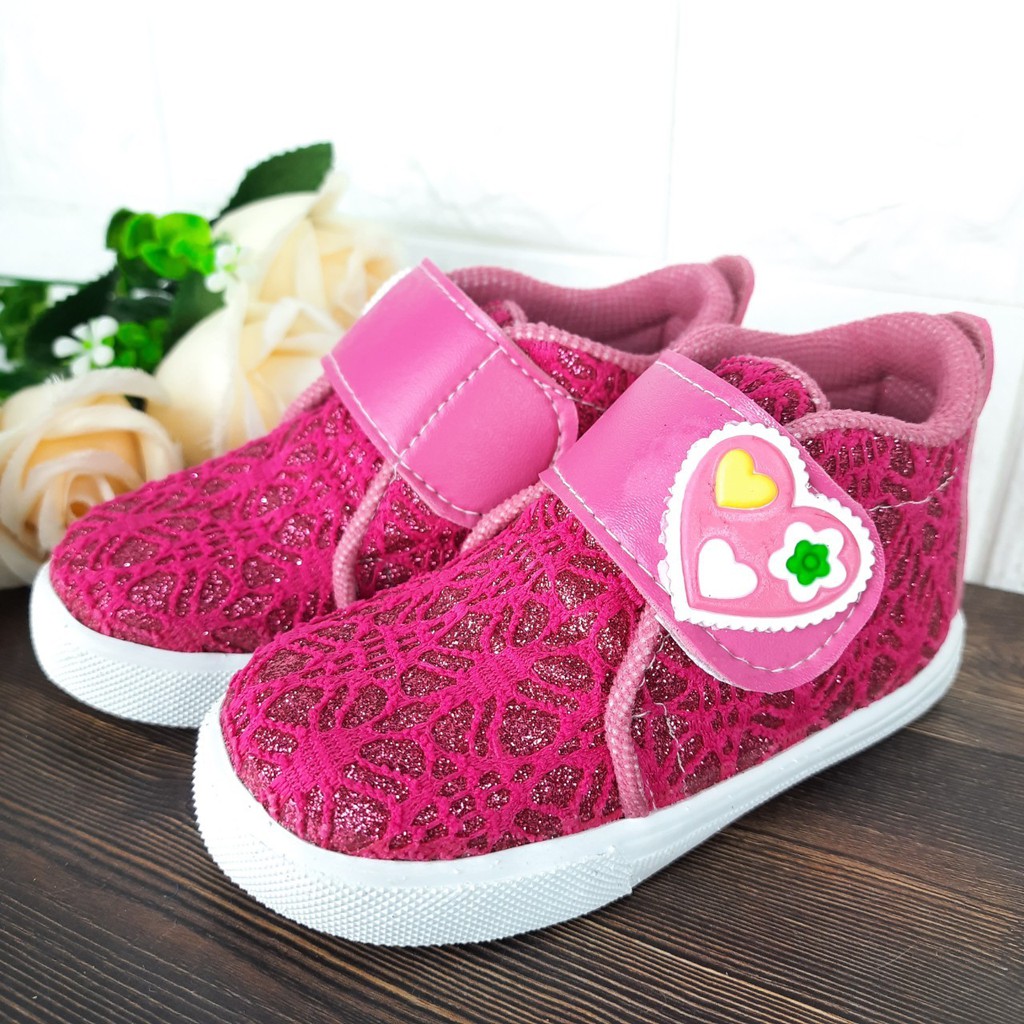 [TAMAN SEPATUKU] SEPATU TRENDY MURAH BRUKAT FULL LUCU ANAK PEREMPUAN 1-6 TAHUN CAX12