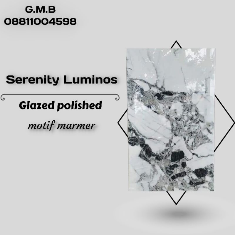 granit/keramik 60x120 Serenity Luminos motif marmer