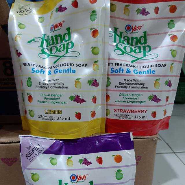 HAND SOAP YURI REFILL 375ML