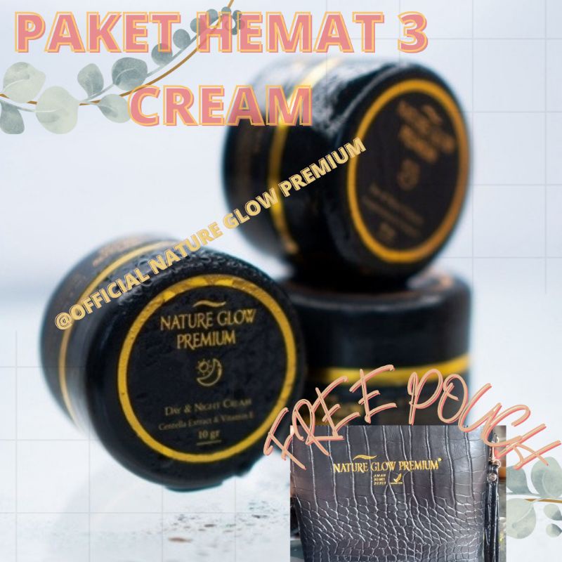 COD PROMO HARGA 3 CREAM NATURE GLOW PREMIUM