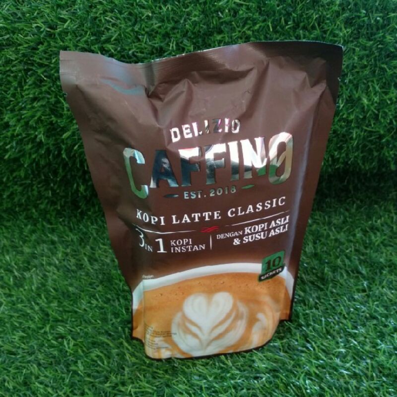 

Kopi Caffino 3in1 Delizio Coffee Latte Classic 10 Sachet 20gr