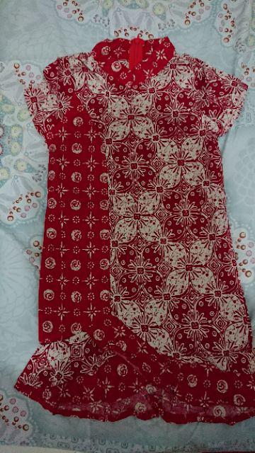 Dress / Kemeja Batik Anak Vr / Cheongsam Anak / Baju Imlek Anak