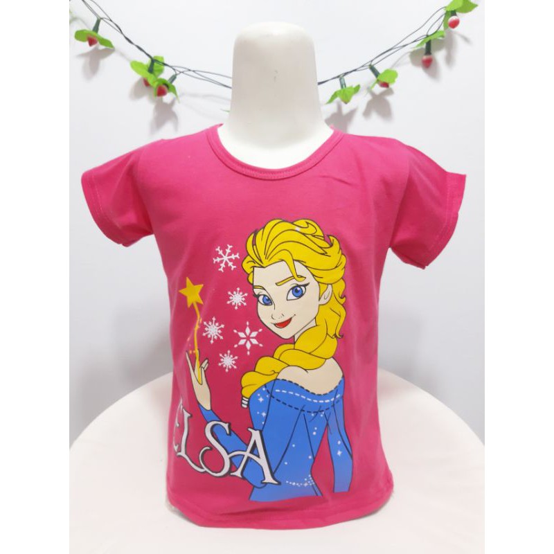 Baju atasan anak perempuan ELSA untuk umur 2-10 tahun
