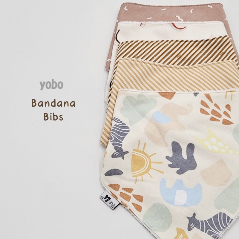 YOBO Baby Bandana Bibs | Slaber Segitiga Celemek Bayi