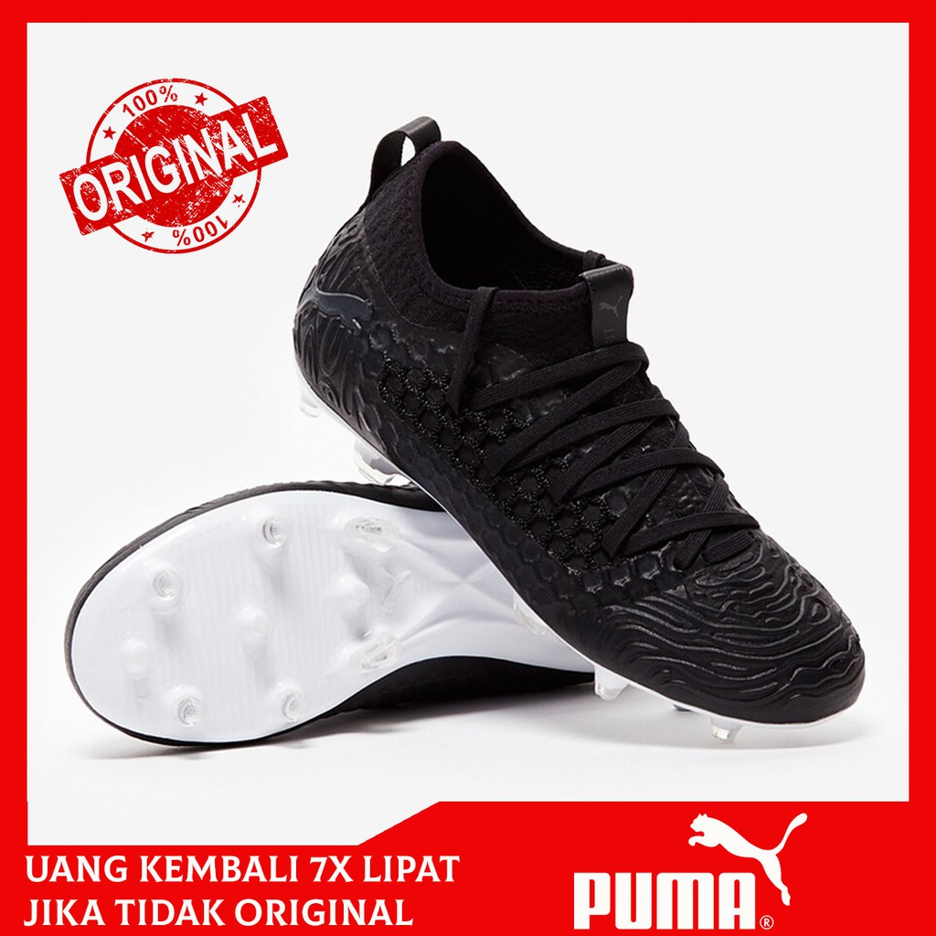 Sepatu Bola Puma Future 19.3 Netfit FG Puma Black/Puma White 105539-02 Original BNIB