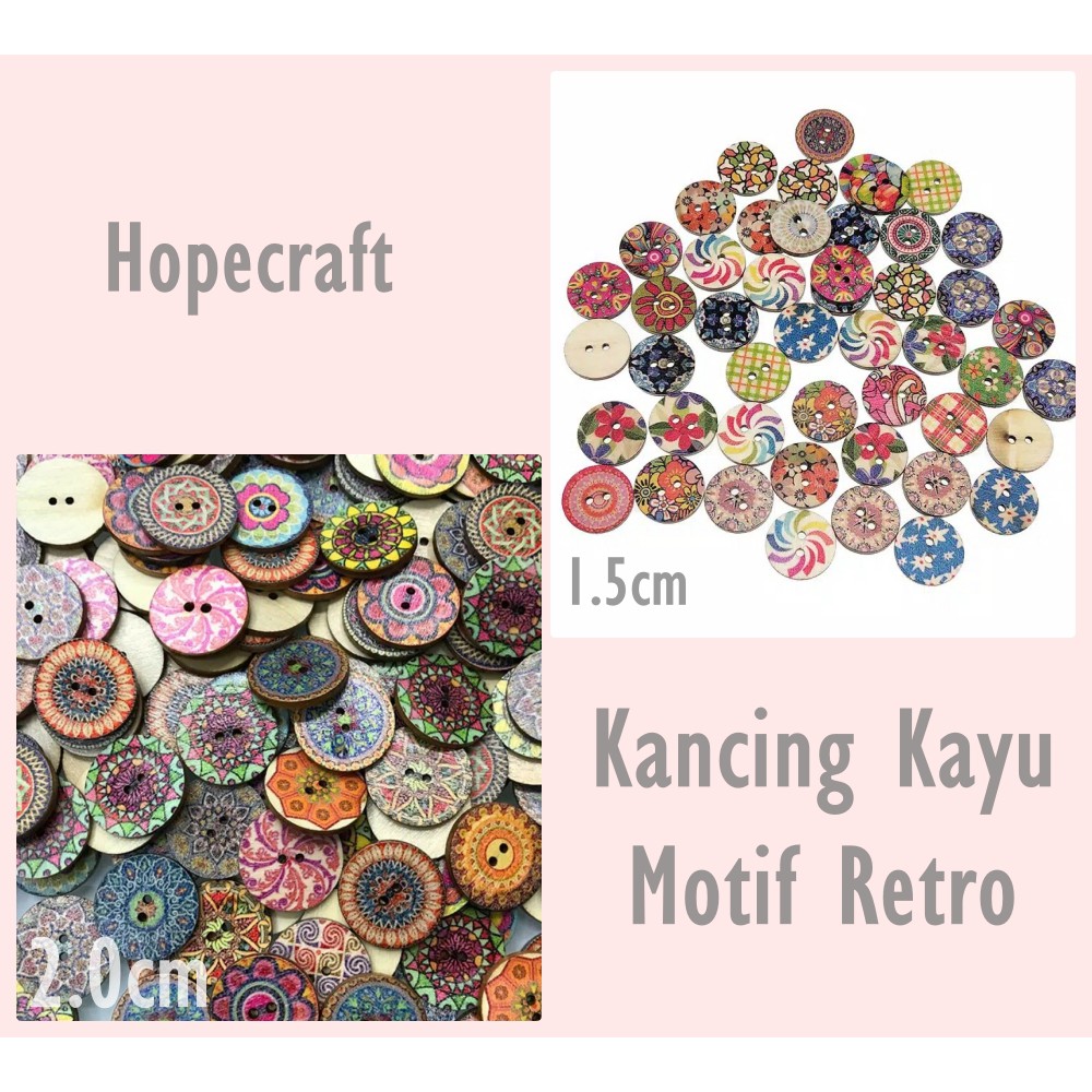 kancing kayu motif investing