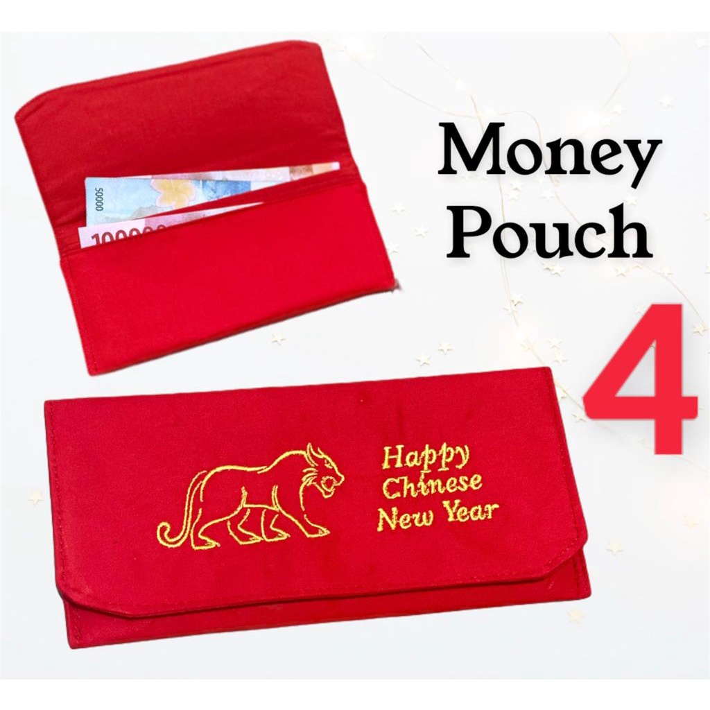 Fawn'G Handmade - Money POUCH Imlek Edisi Tahun Macan /  Angpao Imlek Bordir