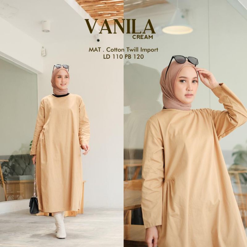 VANILA GAMIS MIDI TERBARU BY SAZO