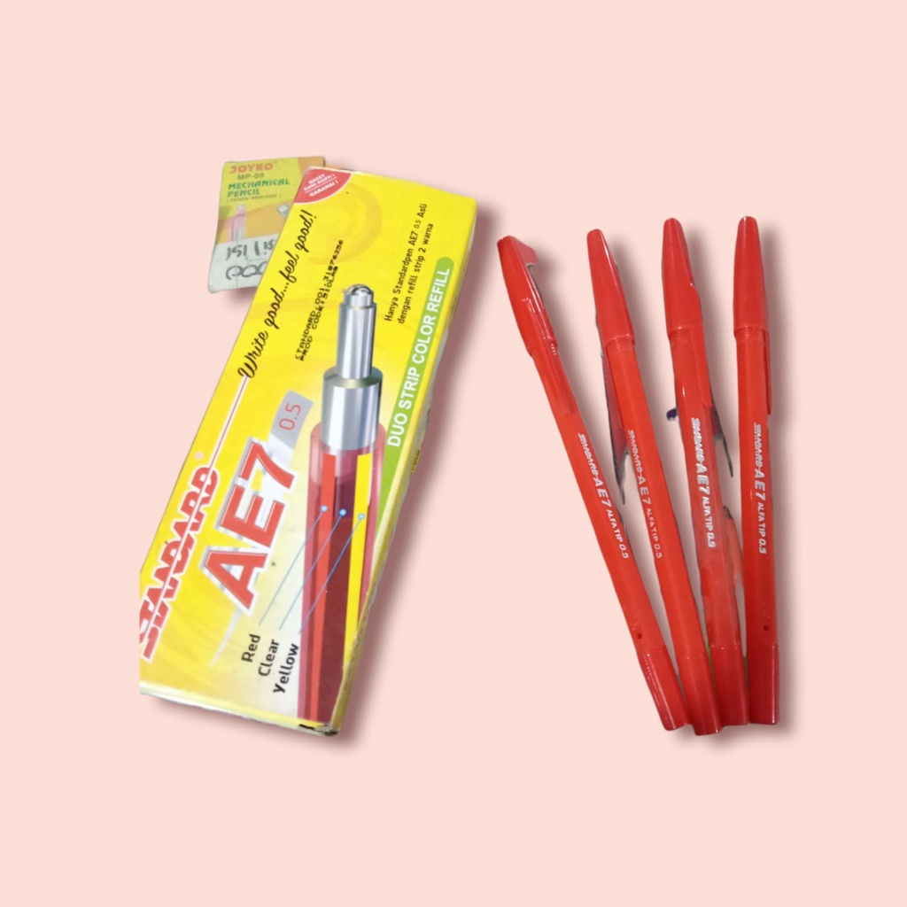

pulpen stadart ae 7 merah
