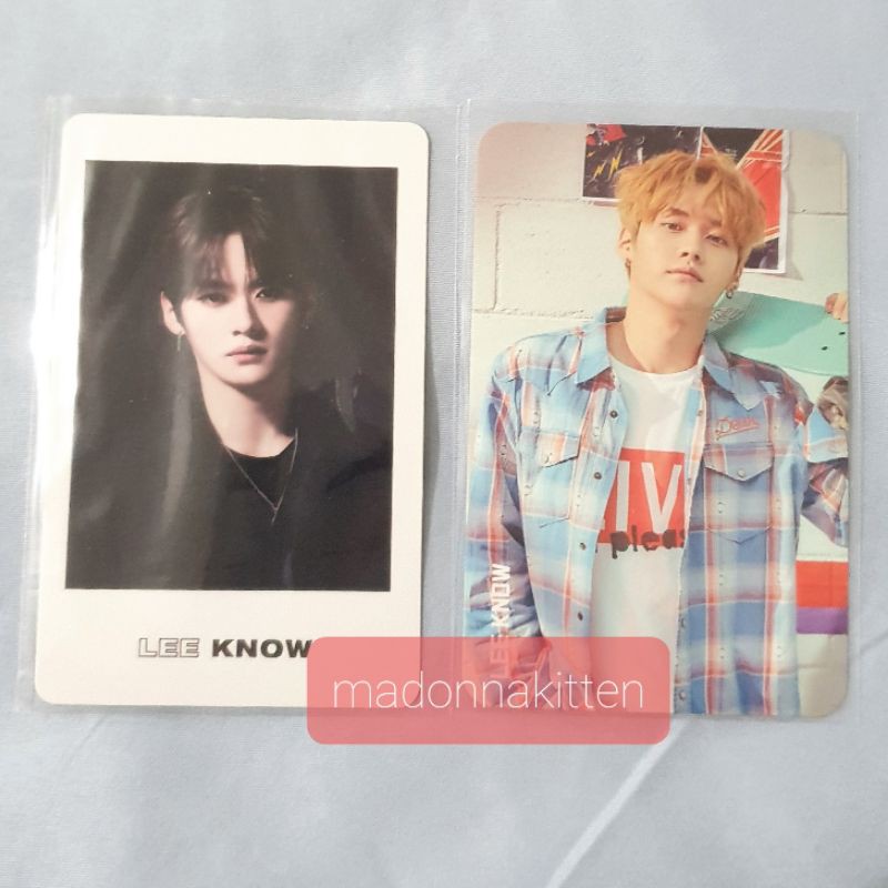 Stray Kids Lee Know Unlock Jp Black OP0 Photocard