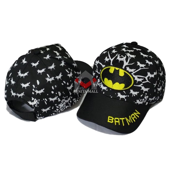 Topi anak laki laki superhero spiderman superman batman / topi anak laki laki 3-10 tahun-3