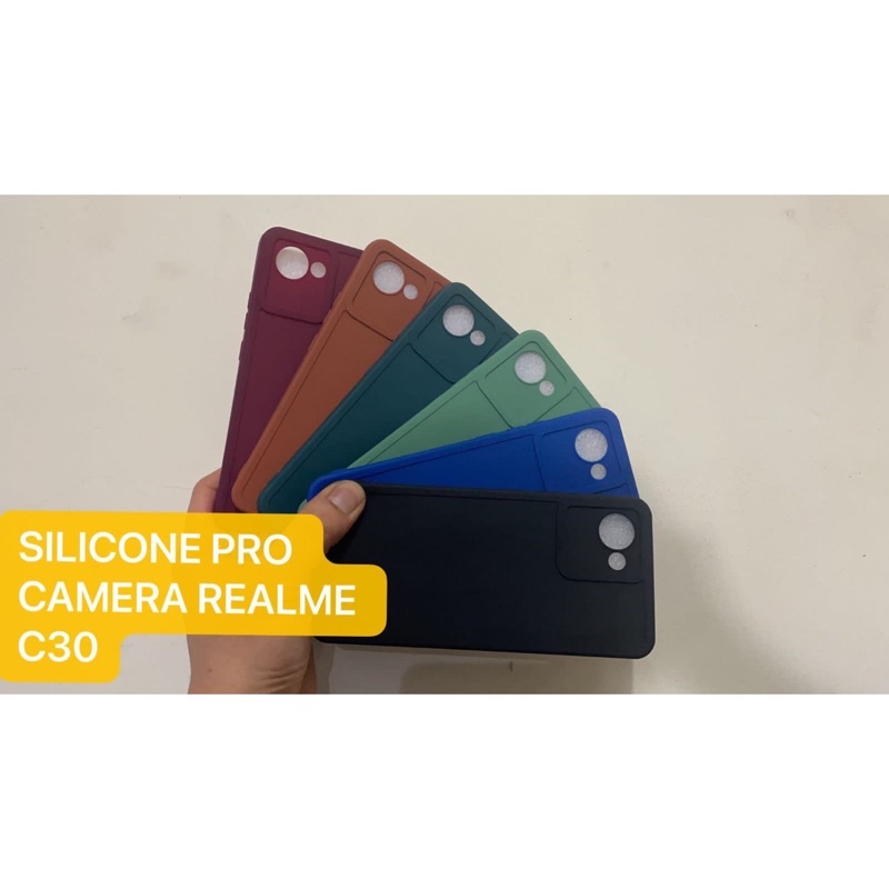 Silikon Pro Camera Realme C30 Silicone Bagus