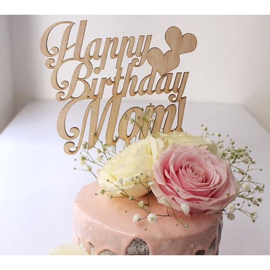 

Topper Kue Kayu /Hiasan Kayu Nama Kue