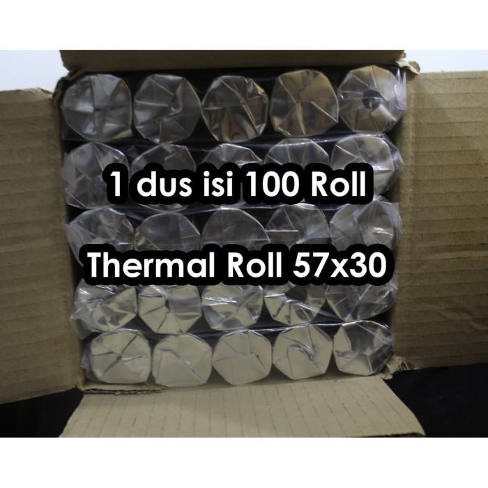 

Termal | 1 Dus Thermal Roll 57X30 Edc Printer Bluetooth Spots Kasir Pos