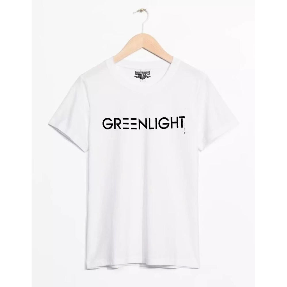 Kaos Tshirt Baju Distro Keren GREENLIGH GARISS Premium Pria Wanita Cotton Combed 30s