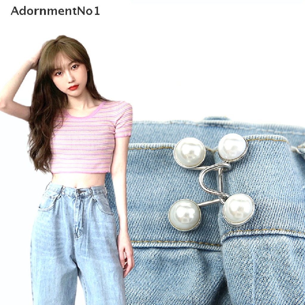 (AdornmentNo1) Kancing Metal Adjustable Tanpa Paku Untuk Celana Jeans