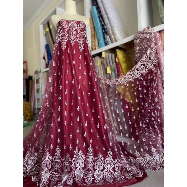 TULE / BROKAT / bakal kebaya / etnik india