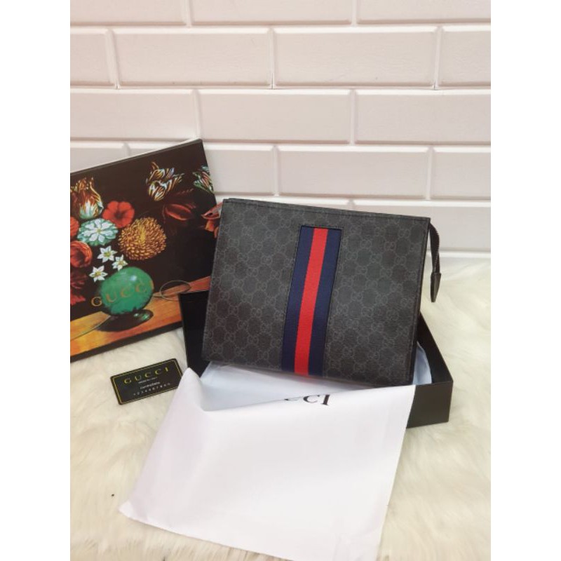 Clutch GUCCI TOILETRY BAG MIRROR free box