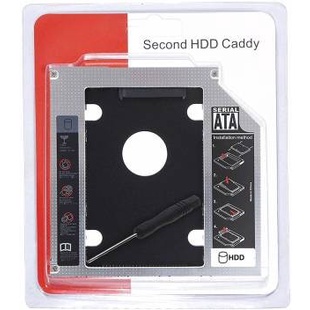 HDD SSD Caddy TEBAL 12.7mm 12,7mm SATA to SATA HDD to DVD CD ROOM FOR LAPTOP NEW