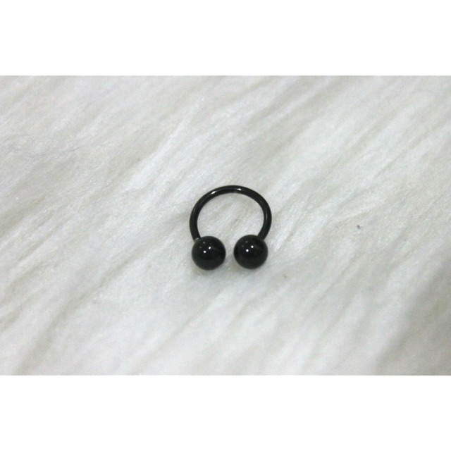 Piercing nose / Piercing Stud / Piercing Hidung / anting hidung / Piercing Hitam Murah type 03