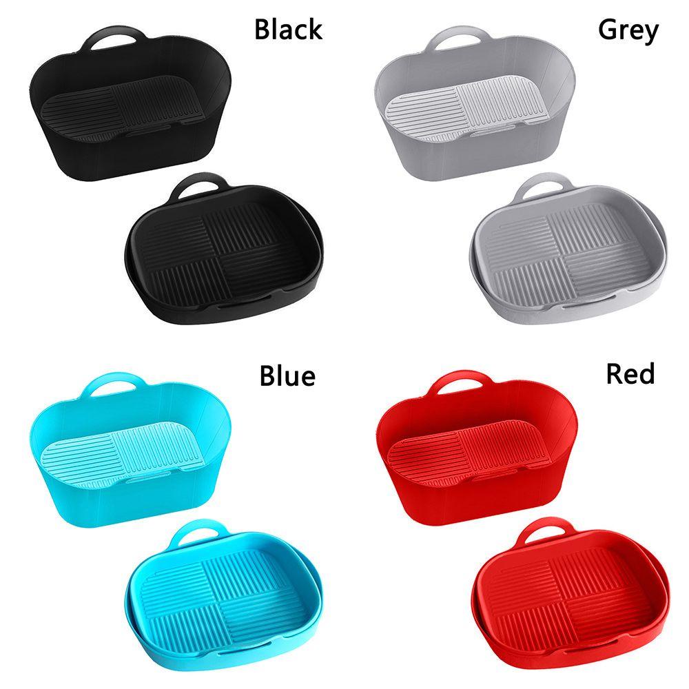 Solighter Panci Silikon Lipat Grill Pot Tray Baking Basket Reusable Pengganti Liners Baking Pan