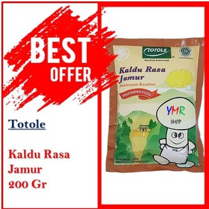 

Totole Kaldu Jamur / Penyedap Rasa / Vegetarian / Diet - 200 Gr