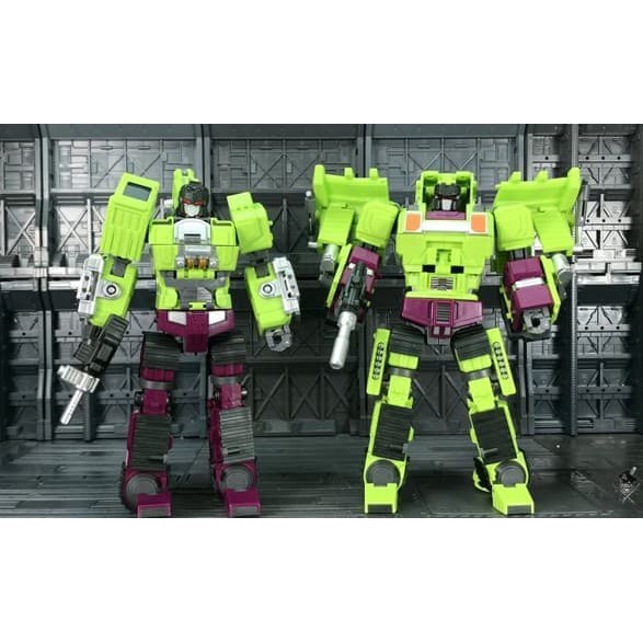 Terbaru JinBao Oversized KO Devastator Navvy Bulldozer Scavenger Bonecrusher A