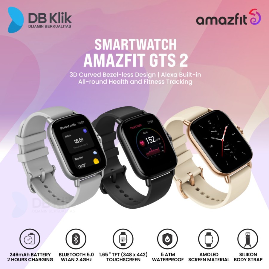 Smartwatch AMAZFIT GTS 2 Where Style Meets Health 1.65&quot;- Amazfit GTS 2