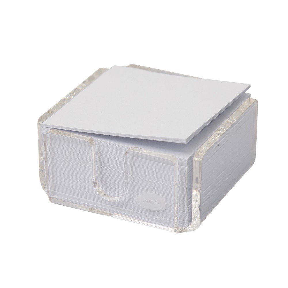 

[Stationery] Bantex Acrylic Memo 1/2 Cube White 80 gr 8860 08