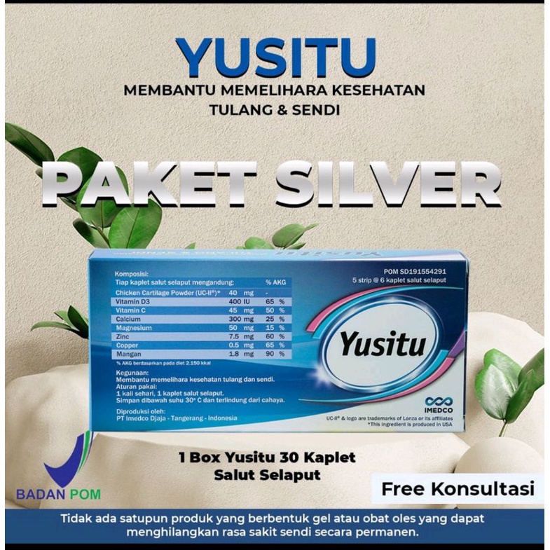 Yusitu suplemen kesehatan tulang dan sendi